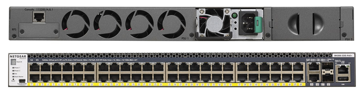 Комутатор Netgear M4300 48G PoE+ Black (GSM4352PB-100NES) - зображення 3