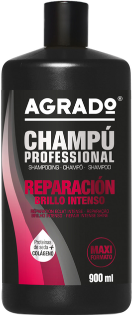 Szampon do włosów pozbawionych blasku Agrado Shampoo Professional Reparacion 900 ml (8433295063276) - obraz 1