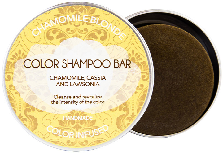 Шампунь для світлого волосся Biocosme Color Shampoo Bar Chamomille Blonde 130 г (8058258700366) - зображення 1