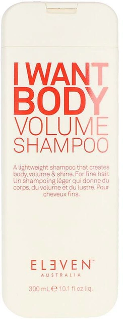 Szampon Eleven Australia I Want Body Volume Shampoo 300 ml (9346627000087) - obraz 1