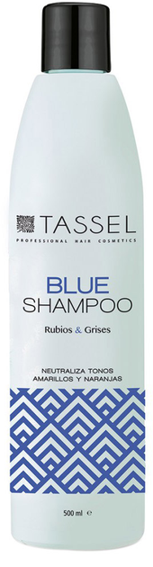 Szampon do oczyszczania włosów Tassel Blue Shampoo for Blond and White Hair 500 ml (8423029067083) - obraz 1