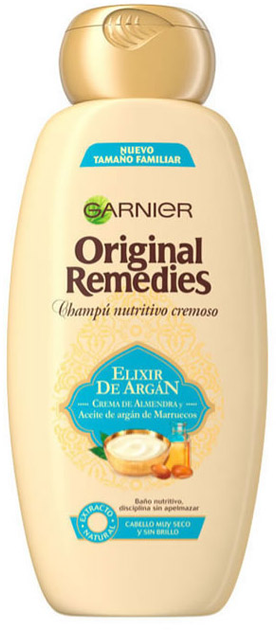 Шампунь-кондиціонер Garnier Original Remedies Argan Elixir Nourishing Shampoo 600 мл (3600542161800) - зображення 1