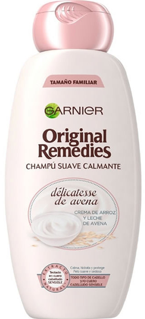 Szampon do odżywiania włosów Garnier Original Remedies Delicatesse Moisturizing Shampoo 600 ml (3600541939196) - obraz 1