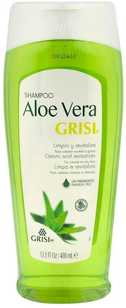 Шампунь від випадіння волосся Grisi Aloe Vera Shampoo 400 мл (7501022109199) - зображення 1