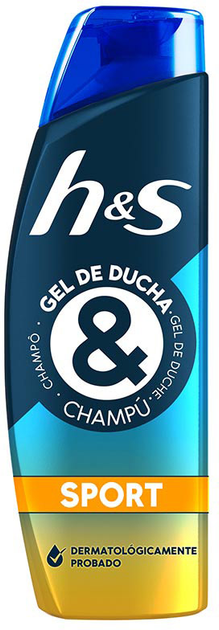 Szampon i żel pod prysznic Head & Shoulders Sport Shampoo and Shower Gel 300 ml (8001841716237) - obraz 1