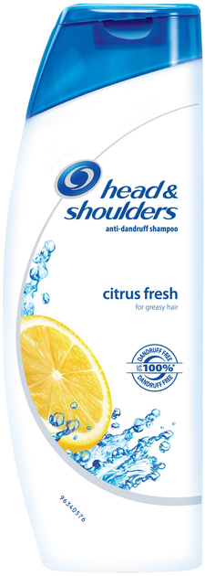 Szampon do oczyszczania włosów Head & Shoulders Citrus Fresh Cabello Graso 200 ml (5011321345119) - obraz 1