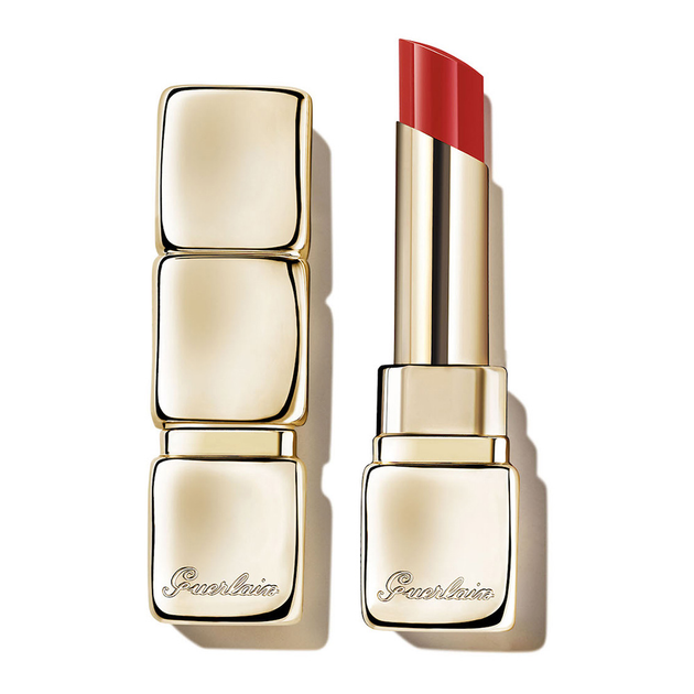 Помада Guerlain Kisskiss Shine Bloom 709 Petal Red 3.2 г (3346470434974) - зображення 1