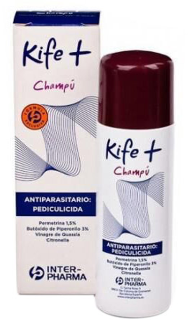 Szampon na wszy Interpharma Kife Lice Shampoo Comb 100 ml (8470001547330) - obraz 1