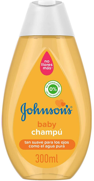 Очищувальний шампунь для волосся Johnson's Baby Original Baby Shampoo 300 мл (3574669907880) - зображення 1