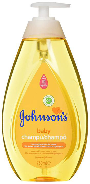 Дитячий шампунь Johnson's Baby Shampoo Con Dosificador 750 мл (3574669907392) - зображення 1
