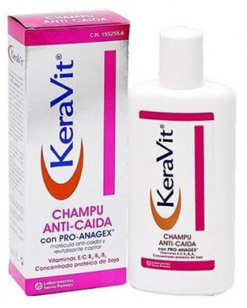 Szampon przeciw wypadaniu włosów Keravit Shampoo Anticaida 200 ml (8470001552556) - obraz 1
