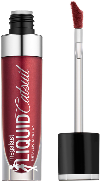Metaliczna szminka Wet N Wild Megalast Liquid Catsuit Metallic Lipstick E962A Life's No Pink-nic 6g (4049775001467) - obraz 1