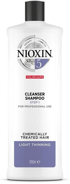 Очищувальний шампунь Nioxin System 5 Shampoo Volumizing Weak Coarse Hair 1000 мл (4064666044439) - зображення 1