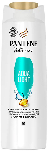 Szampon odżywczy i oczyszczający Pantene Pro-V Aqua Light Shampoo Cabello Fino 640 ml (8006540543382) - obraz 1