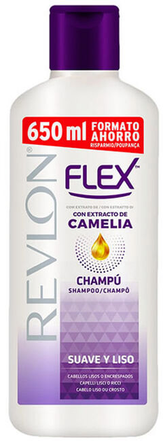 Szampon do oczyszczania włosów Revlon Flex Suave y Liso 650 ml (8411126064043) - obraz 1