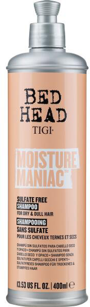 Szampon do odżywiania włosów Tigi Bed Head Moisture Maniac Shampoo 400 ml (615908433487) - obraz 1