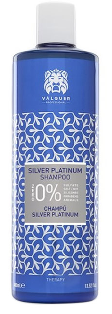 Szampon do włosów Valquer Silver Platinum Shampoo 0% 400 ml (8420212336766) - obraz 1