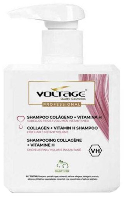 Szampon do nawilżania włosów Voltage Cosmetics Colageno Vitamina H Shampoo 500 ml (8437013267410) - obraz 1