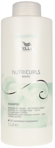 Szampon do włosów falowanych Wella Professionals Nutricurls Waves Shampoo 1000 ml (3614227348790) - obraz 1