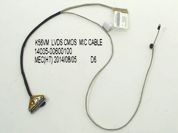 Gintai Cavo Display Flat LCD Schermo LVDS LED Flessibile Connettore 40-Pin Di Ricambio Per ASUS K56 K56C K56CA K56CB K56CM K56V K56VM K56E S56 S56C A56 A56C 14005-0060000 14005-00600100 1422-019W000 - Foto 9