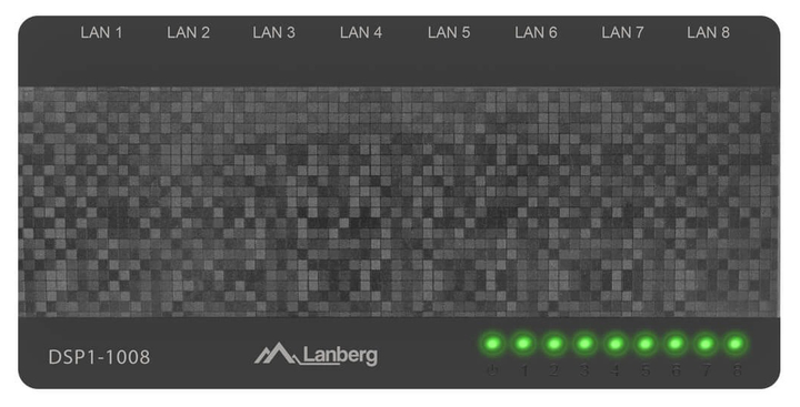 Комутатор Lanberg DSP1-1008 (DSP1-1008) - зображення 3