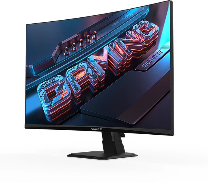 Monitor 27" Gigabyte GS27FC - FHD Super Speed VA / 1500R / 180Hz / 1ms / 8-Bit / sRGB 108% / FreeSync Premium Pro / G-SYNC Compatible / Game Assist / Black eQualizer - obraz 3