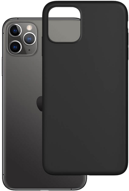 Панель 3MK Matt Case для Apple iPhone 11 Pro Max Чорний (5903108231992) - зображення 2