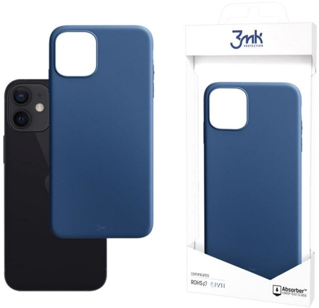 Etui plecki 3MK Matt Case do Apple iPhone 12 mini Blueberry (5903108313353) - obraz 1