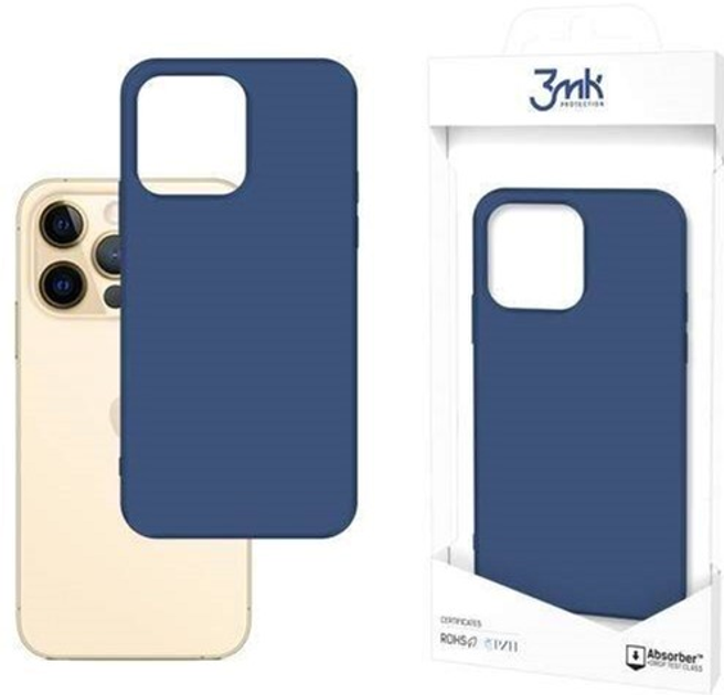 Панель 3MK Matt Case для Apple iPhone 12/12 Pro Чорниця (5903108313322) - зображення 2