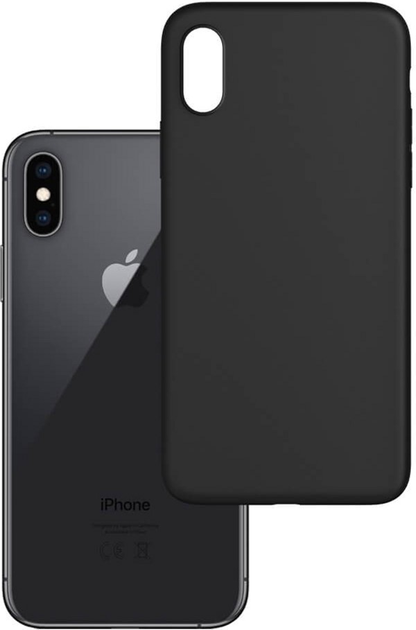 Etui plecki 3MK Matt Case do Apple iPhone X/XS Black (5903108232029) - obraz 1