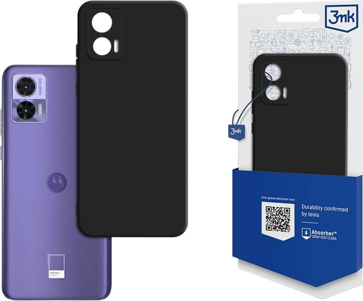 Панель 3MK Matt Case для Motorola Moto Edge 30 Neo Чорний (5903108514590) - зображення 1