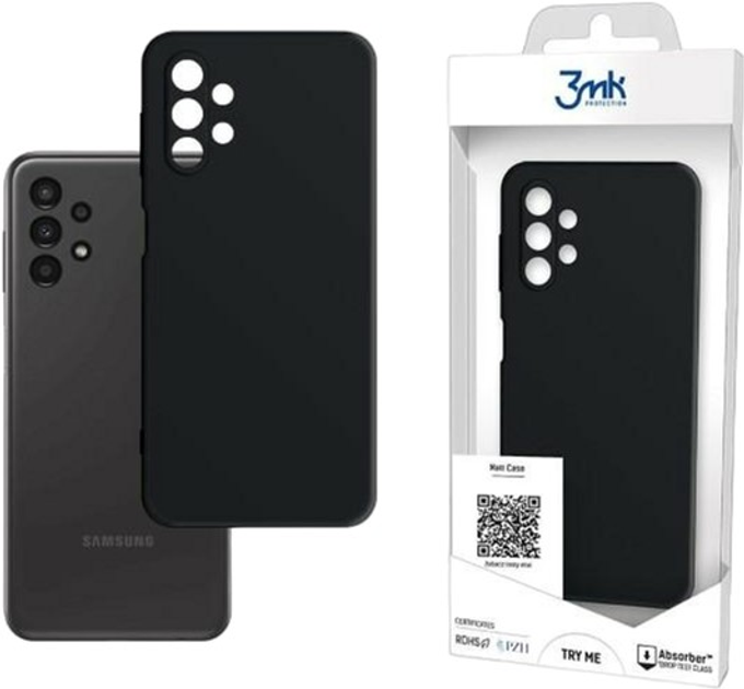 Панель 3MK Matt Case для Samsung Galaxy A13 4G Чорний (5903108454483) - зображення 1