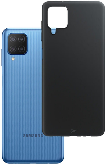 Etui plecki 3MK Matt Case do Samsung Galaxy M12 Black (5903108344036) - obraz 2