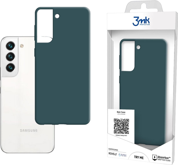 Панель 3MK Matt Case для Samsung Galaxy S22 Любисток (5903108468244) - зображення 1