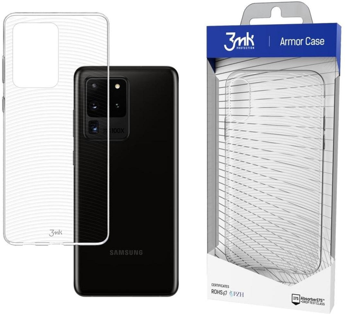 Панель 3MK Satin Armor Case для Samsung Galaxy S20 Plus Прозорий (5903108244558) - зображення 1