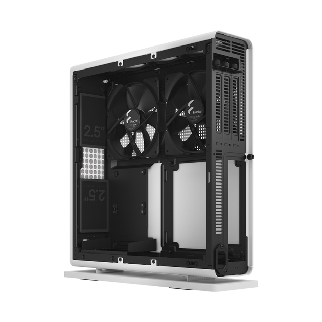 Корпус Fractal Design Ridge White mITX PCIe 4.0 MidiTower без блоку живлення (FD-C-RID1N-12) - Фото 6 Корпус Fractal Design Ridge White mITX PCIe 4.0 MidiTower без блоку живлення (FD-C-RID1N-12) - зображення 6