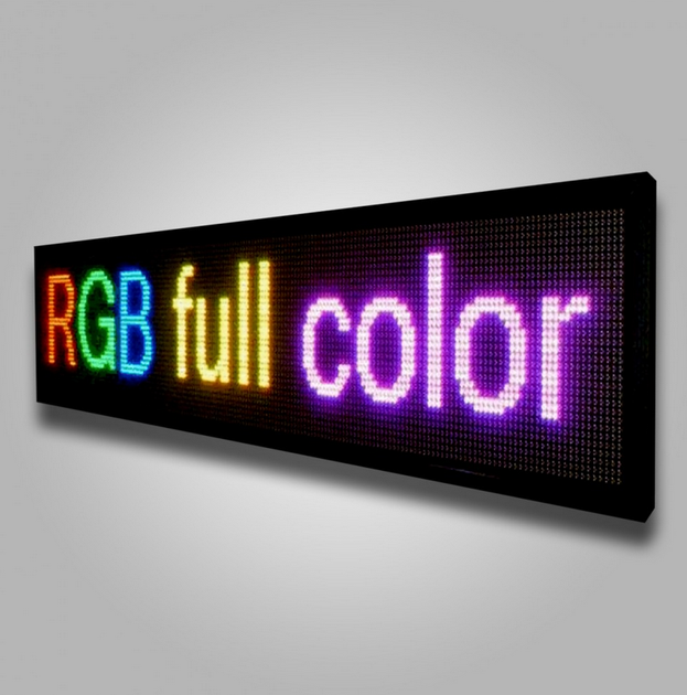 Бегущая строка светодиодная табло для рекламы 100x20см RGB WIFI/USB внутренняя - изображение 6