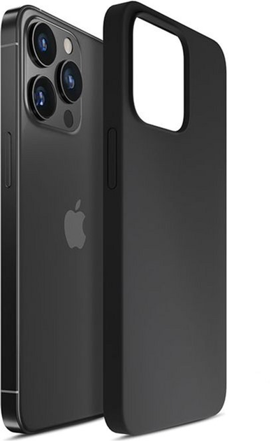 Панель 3MK Silicone Case для Apple iPhone 13 Pro Max Чорний (5903108499064) - зображення 1