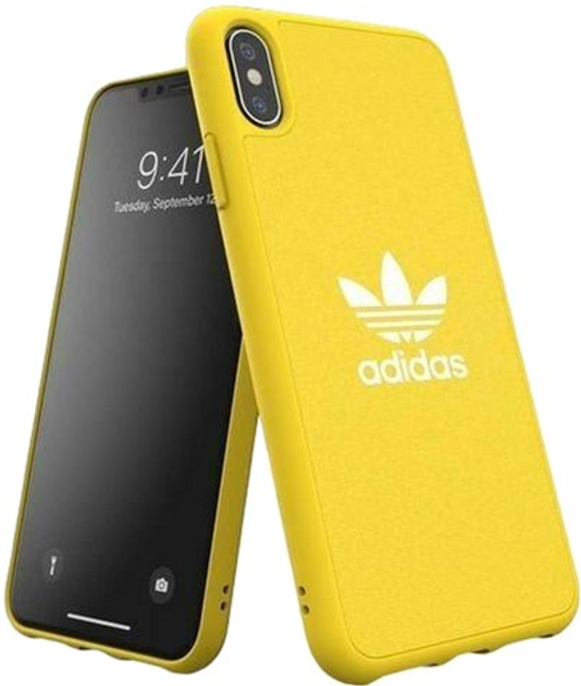 Etui plecki Adidas Moulded Case Canvas do Apple iPhone XS Max Blue (8718846068581) - obraz 1