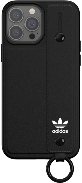 Etui plecki Adidas OR Hand Strap Case do Apple iPhone 13 Pro Max Black (8718846096232) - obraz 1