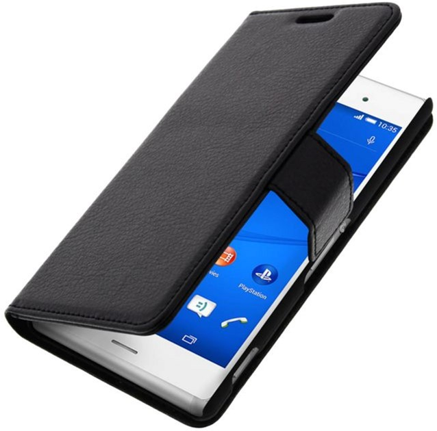 Etui Deko do Sony Xperia Z1/Z2/Z3 Black (5901737219299) - obraz 1