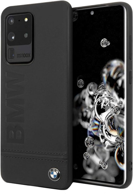 Etui plecki BMW Signature do Samsung Galaxy S20 Ultra Black (3700740473436) - obraz 1