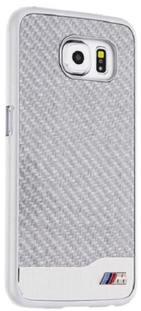 Etui plecki BMW do Samsung Galaxy S6 Silver (3700740359600) - obraz 1