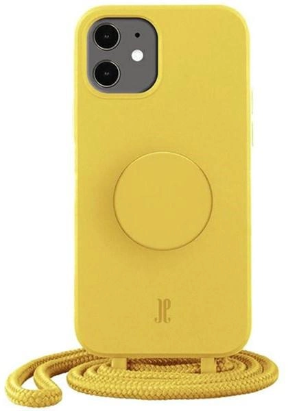 Etui plecki Just Elegance PopGrip do Apple iPhone 12/12 Pro Yellow (4062519300893) - obraz 1