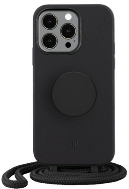 Etui plecki Just Elegance PopGrip do Apple iPhone 13 Pro Max Black (4062519301371) - obraz 1