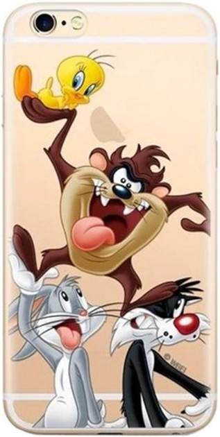 Etui plecki Looney Tunes Looney 001 do Samsung Galaxy J6 Plus Transparent (5903040895320) - obraz 1