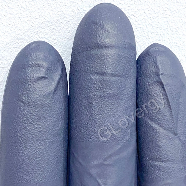 ПЛОТНЫЕ нитриловые перчатки сапфирового цвета Mediok HARD размер M, 100 шт - изображение 2