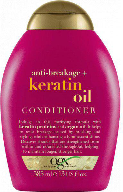 Odżywka do włosów Ogx Keratin Oil Anti-Breakage Hair Conditioner 385 ml (22796977526) - obraz 1