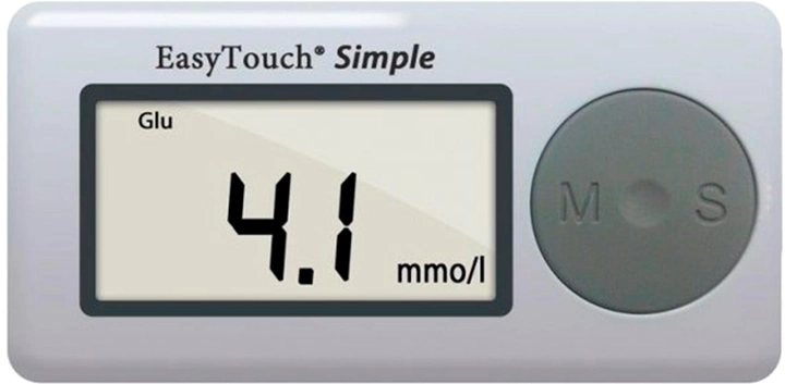 Глюкометр EasyTouch ЕТ-1002 + 2 упаковки Тестові смужки для глюкометра EasyTouch ЕТ-1002 без кодування 25 шт - зображення 2