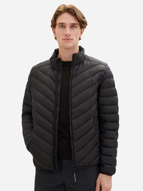 Куртка демисезонная мужская Tom Tailor 1036073 L Черная (4066887612527 ...